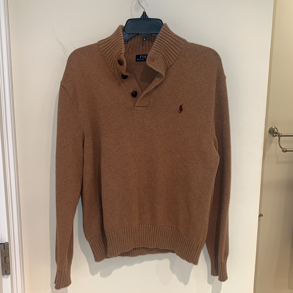 Polo Ralph Lauren Boys Large Tan Pullover Sweater